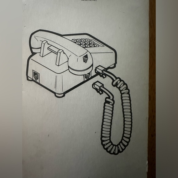 💜 SBC Vintage White Spiral Phone Cord - Picture 6 of 8